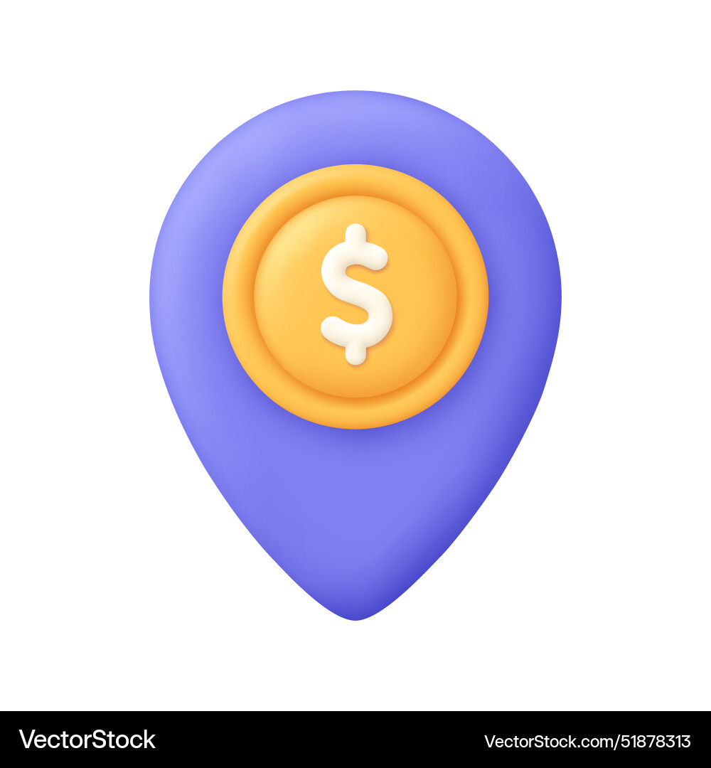 Location mark destination pointer or map pin Location mark destination pointer or map pin vector image