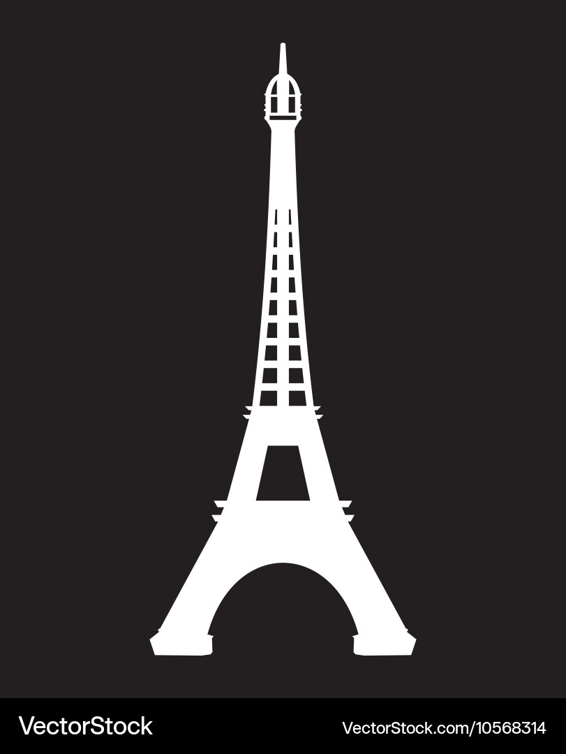 Eiffel Tower Icon vector image