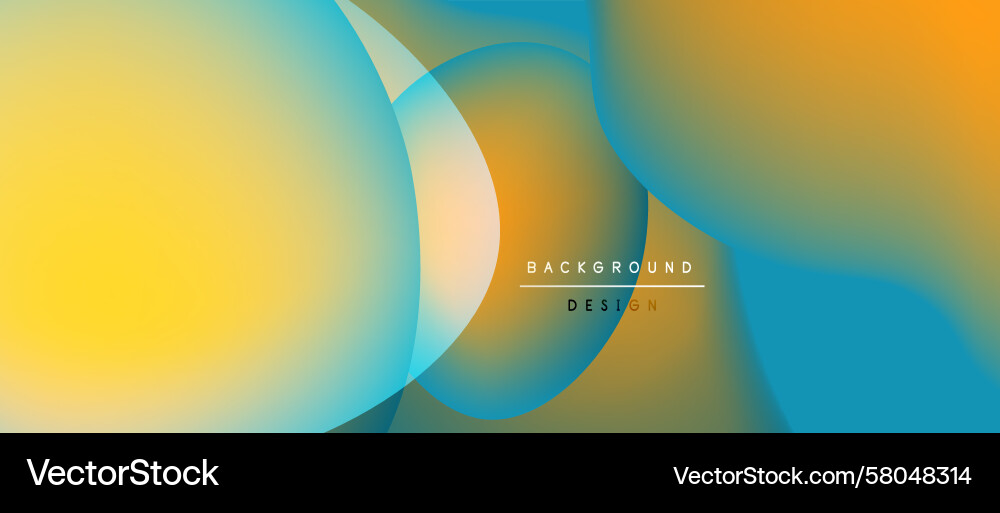 Fluid Color Blend Abstract Background Vector Image