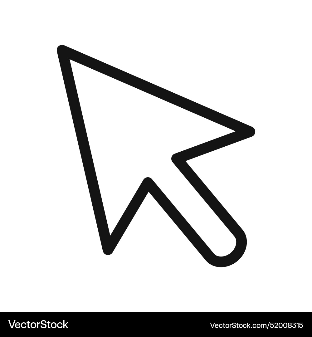 Computer cursor icon perfect for digital Computer cursor icon perfect for digital vector image