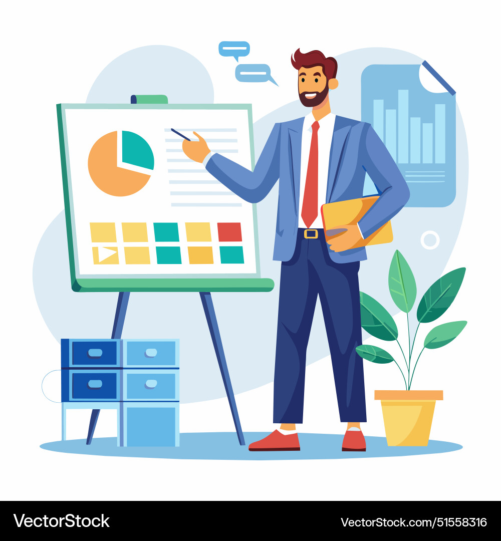Project briefing design summary or brief document vector image