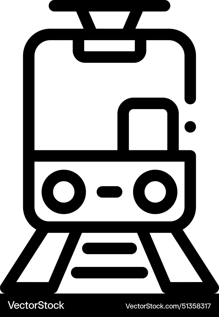 Automobile icon thin linear style design isolated Automobile icon thin linear style design isolated vector image
