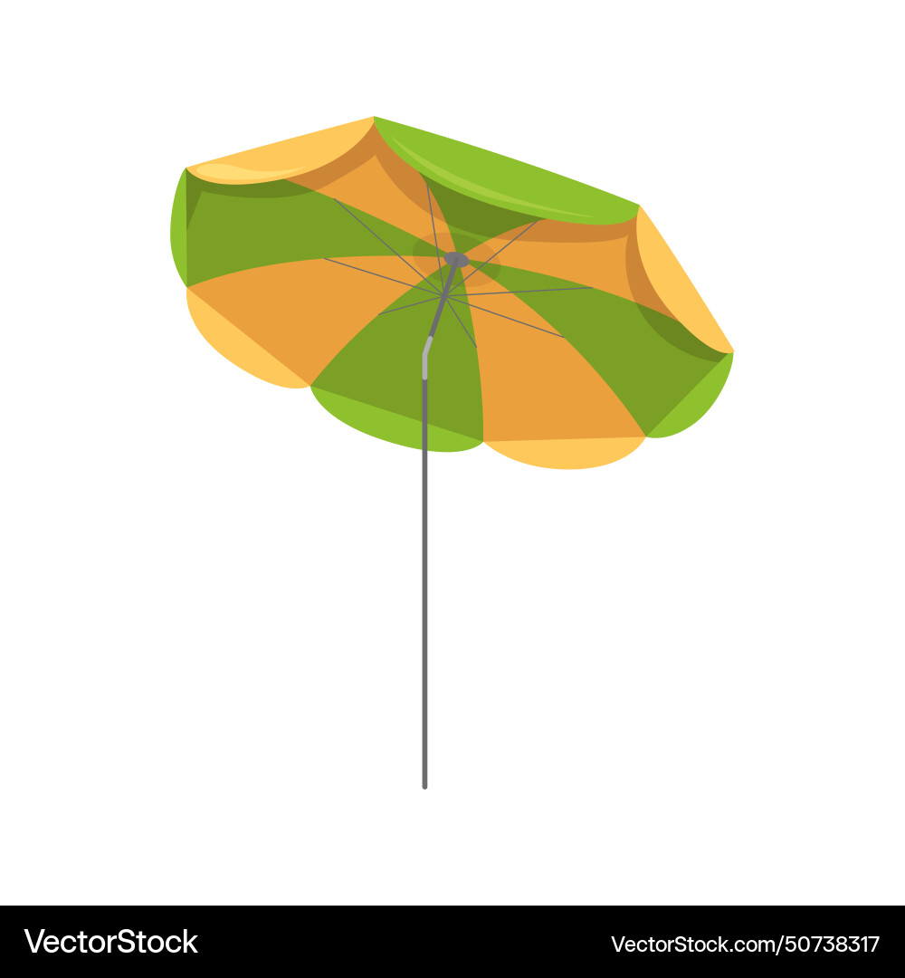 Sea holiday umbrella Royalty Free Vector Image