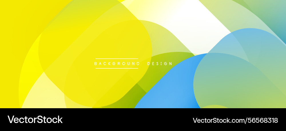 Abstract colorful overlapping shapes create Abstract colorful overlapping shapes create Vector Image