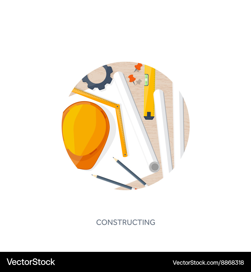 Engineering and architecture vector image