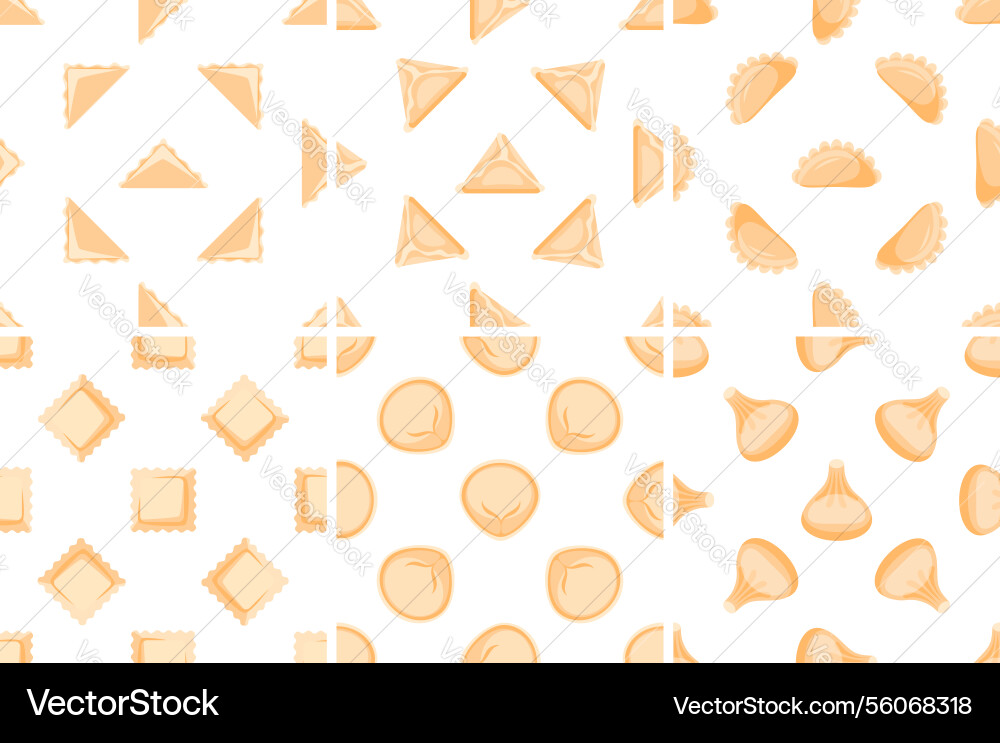 Seamless pattern showing different types of filled Seamless pattern showing different types of filled vector image