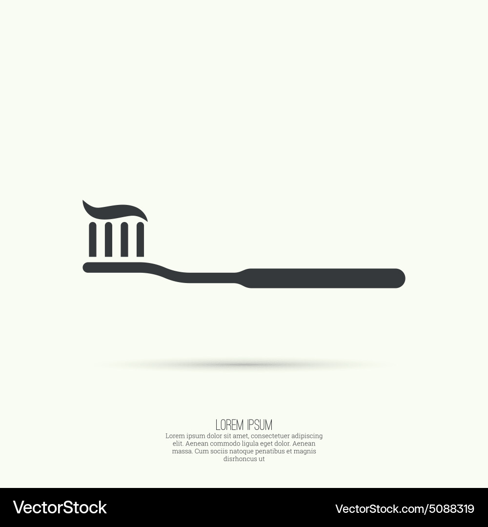 Background with tooth outline vector image