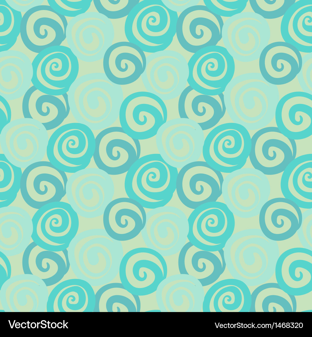 Medieval Curl Pattern vector image