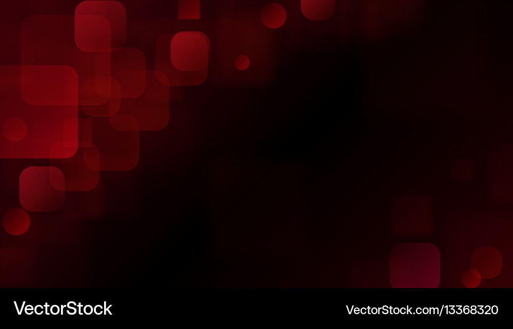 Red Square Abstract Background vector image