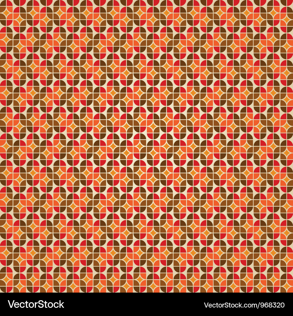 Warm retro background Vector Image