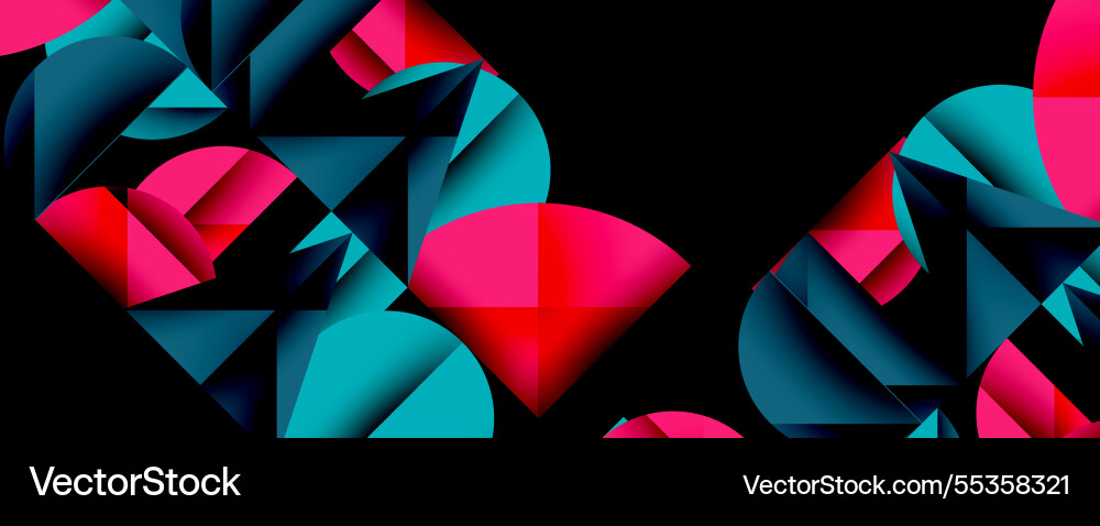 Abstract geometric background with layered Abstract geometric background with layered vector image
