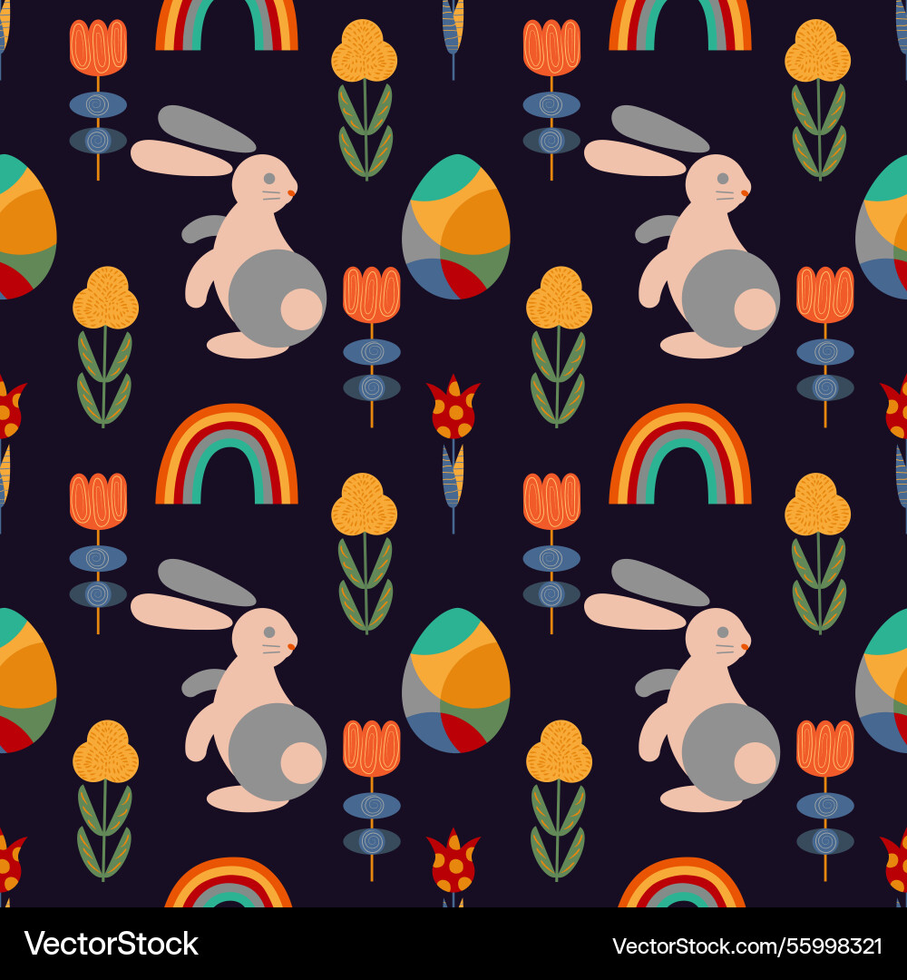 Easter abstract pattern and background Easter abstract pattern and background Vector Image