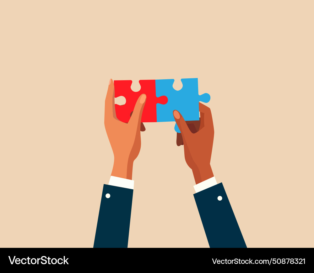 Finding solution and solving problems Royalty Free Vector