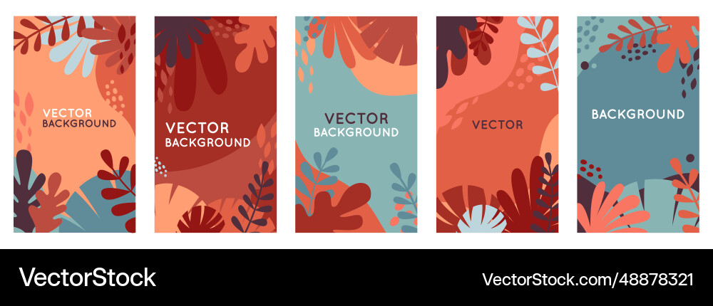 Set of abstract backgrounds with copy space Set of abstract backgrounds with copy space vector image