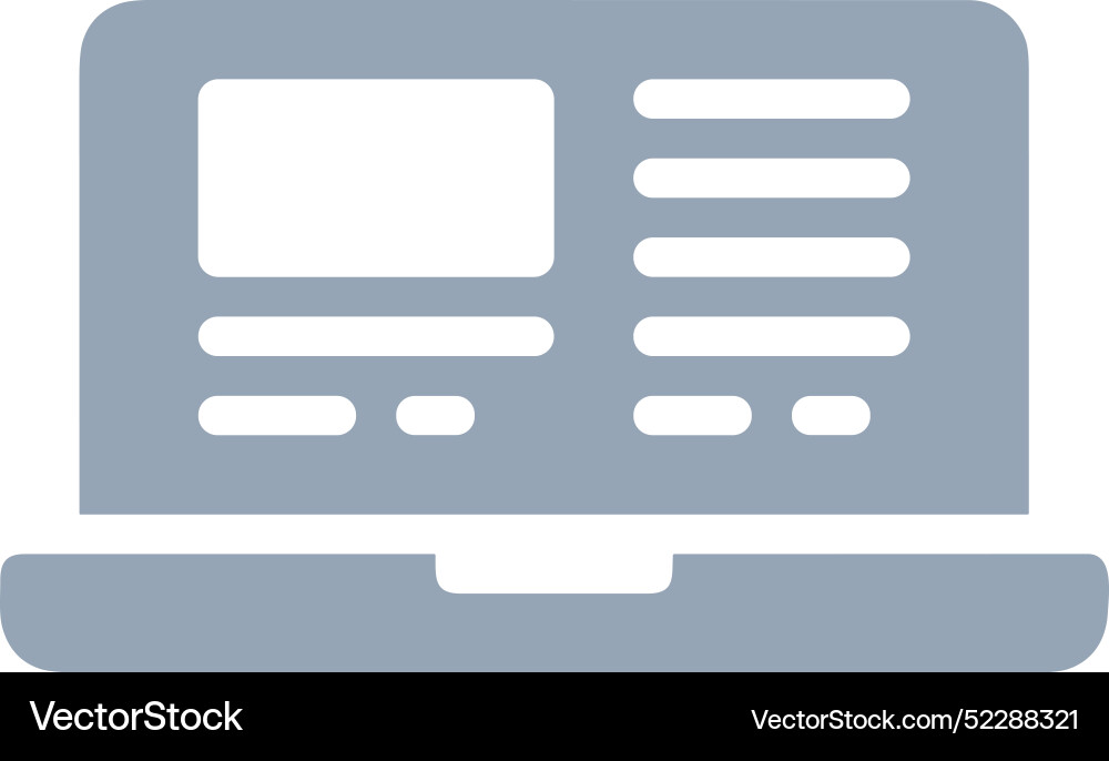 Technology and computer icon symbol image Technology and computer icon symbol image Vector Image