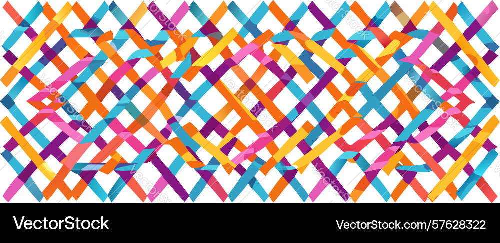 Geometric abstract pattern with circular motifs vector image