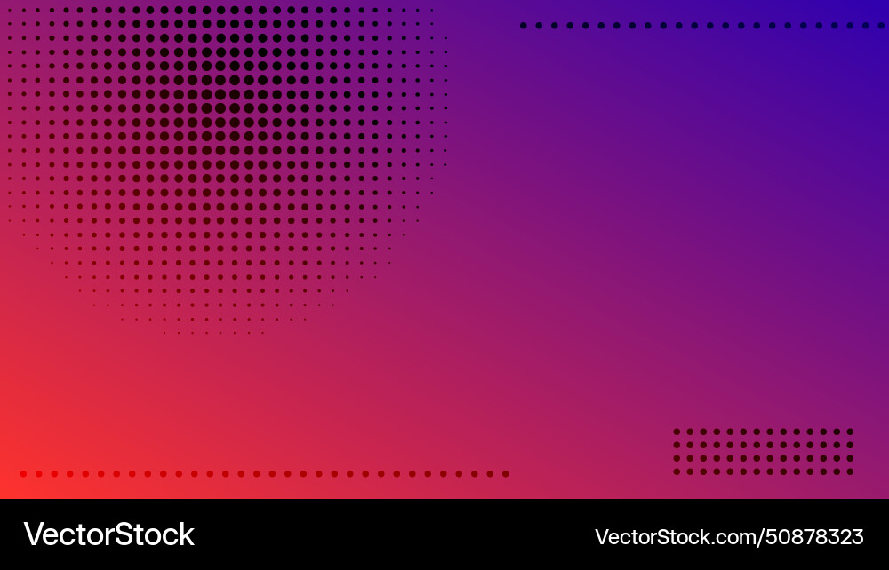 Abstract gradient geometric background with dots Vector Image
