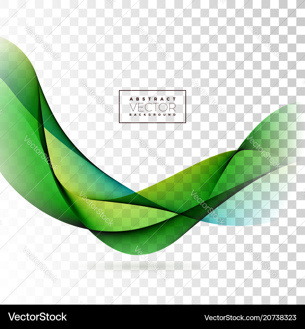 Abstract Wave Pattern - Transparent vector image