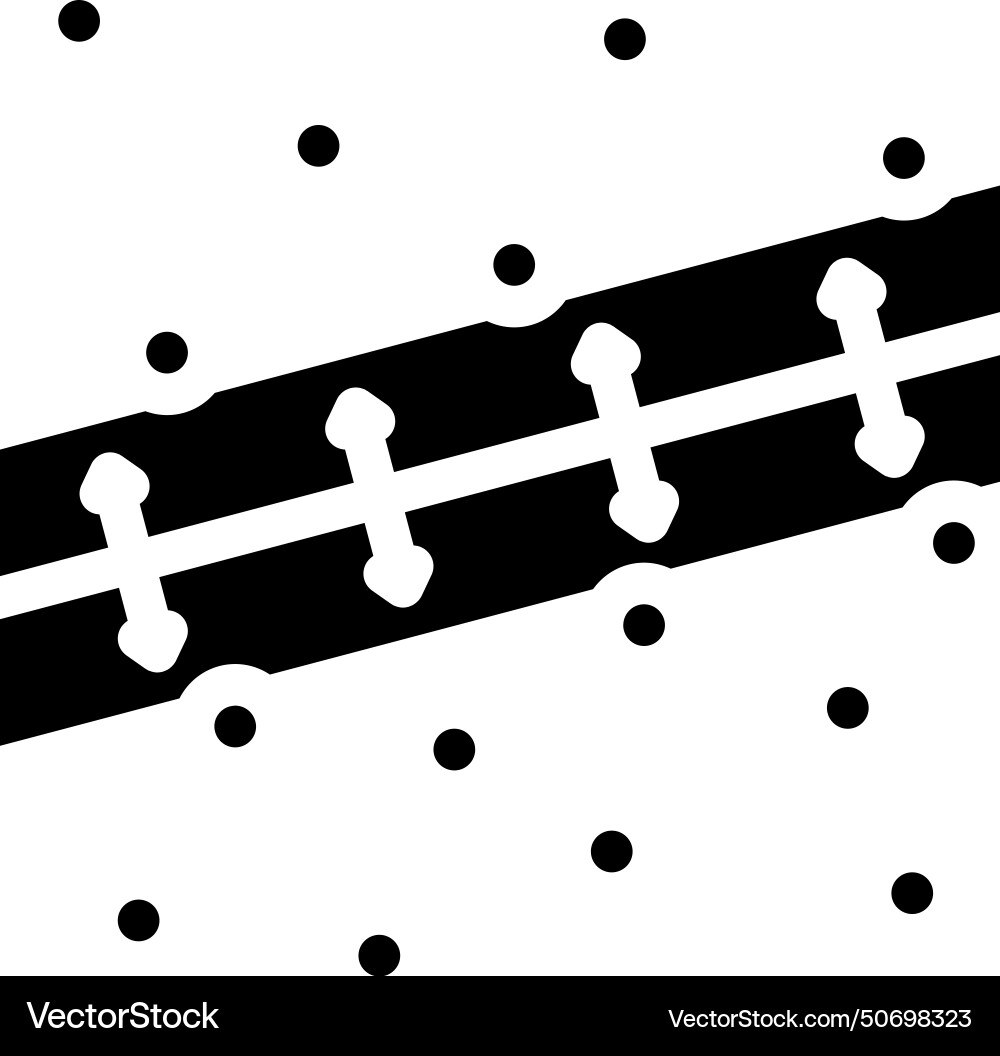Support machine svm algorithm glyph icon Support machine svm algorithm glyph icon vector image