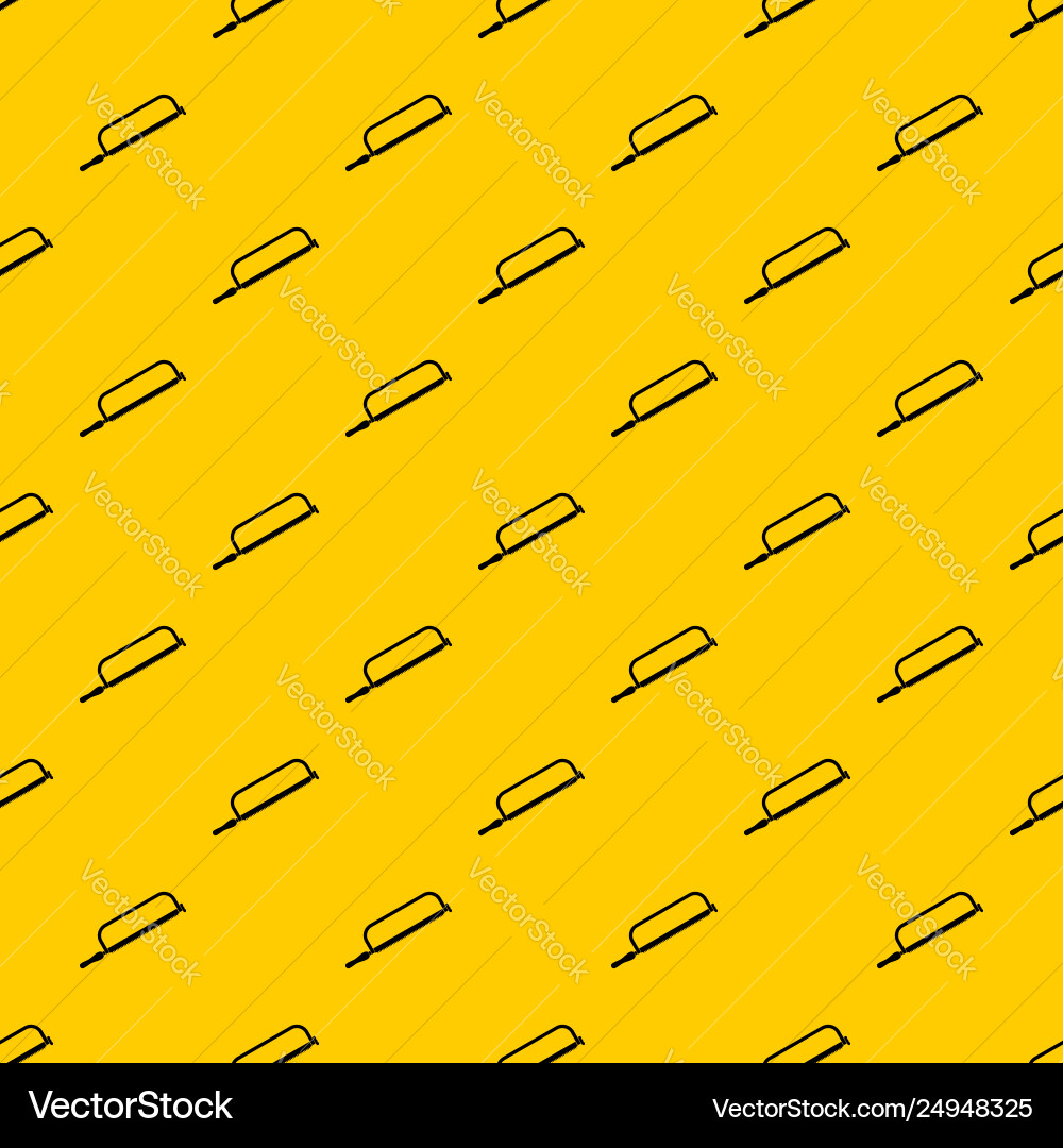 Hacksaw pattern Hacksaw pattern vector image