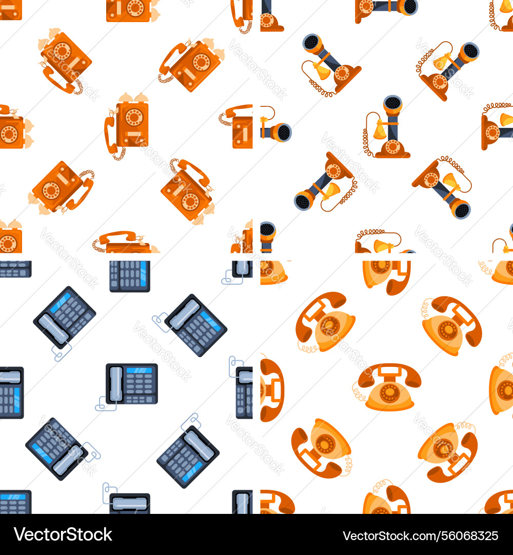 Seamless pattern showcasing various communication Seamless pattern showcasing various communication Vector Image