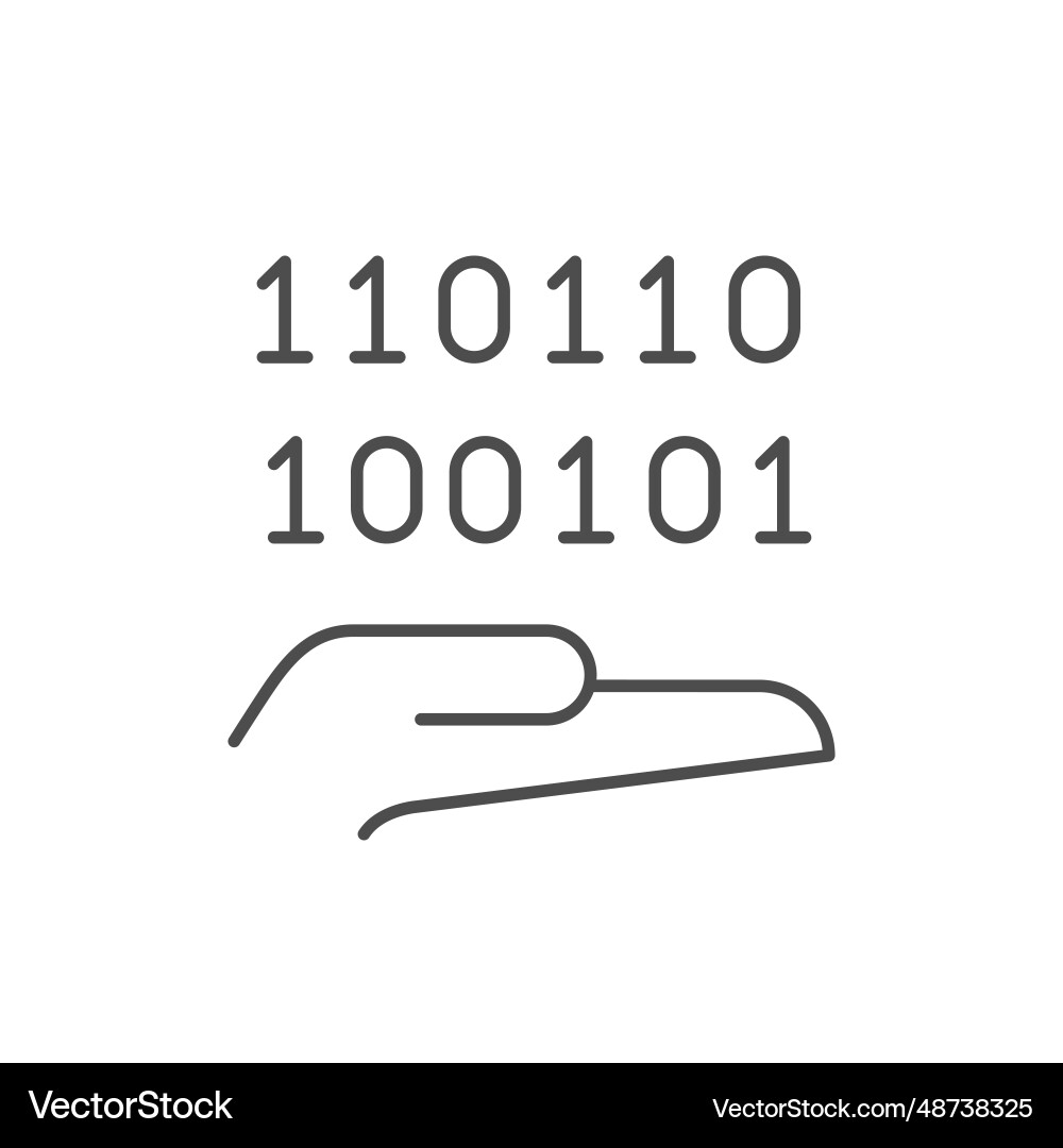 Software Development Line Icon vector image