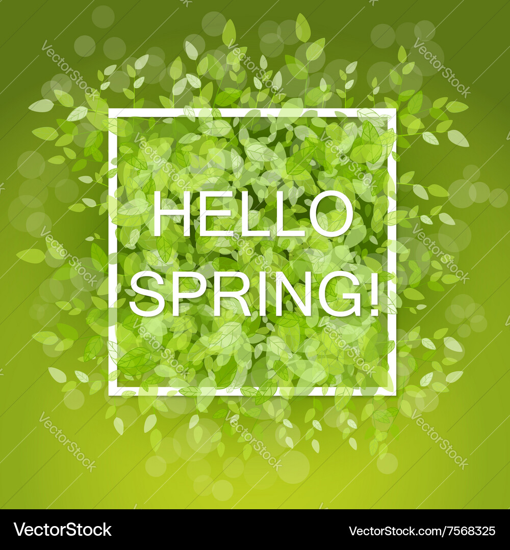 Spring abstract background Vector Image