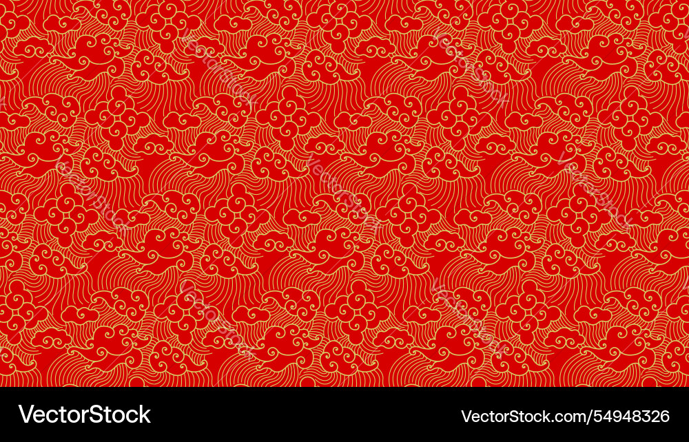 Chinese pattern texture with abstract clouds Chinese pattern texture with abstract clouds vector image