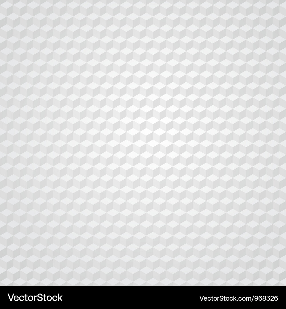 Retro Geometric Cube Pattern Vector Image