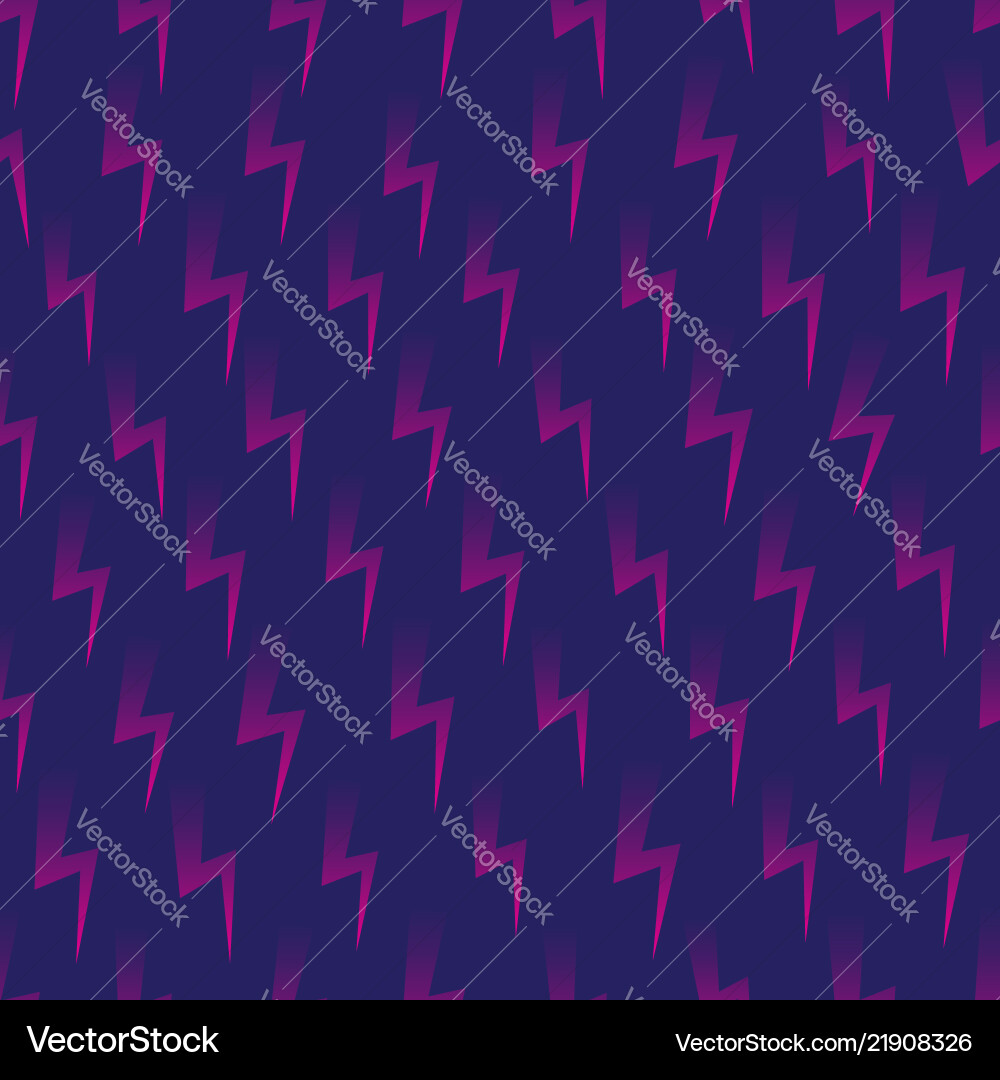Retro Thunder Wave Pattern vector image