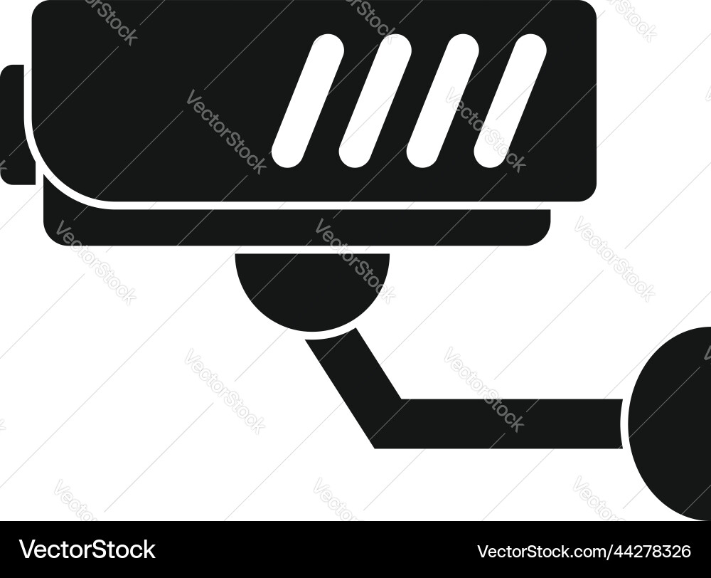 Security camera icon simple data privacy Vector Image