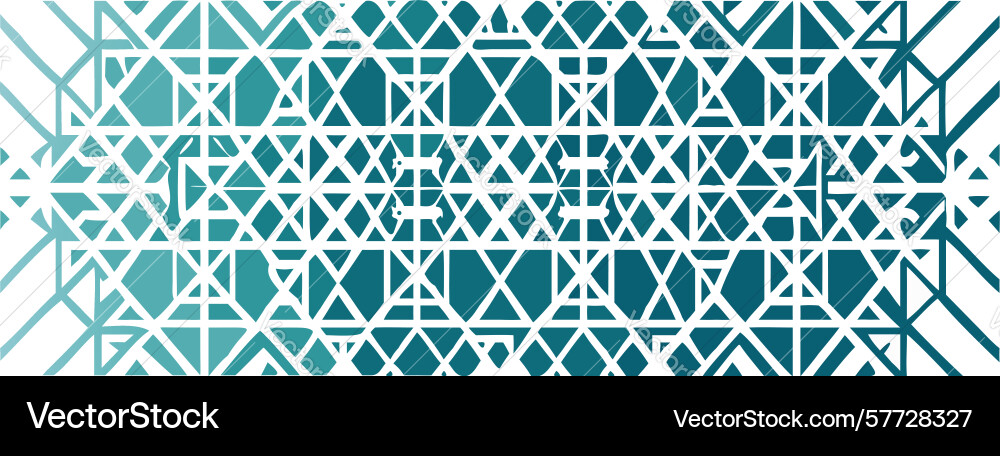 Abstract geometric interlocking pattern sleek vector image