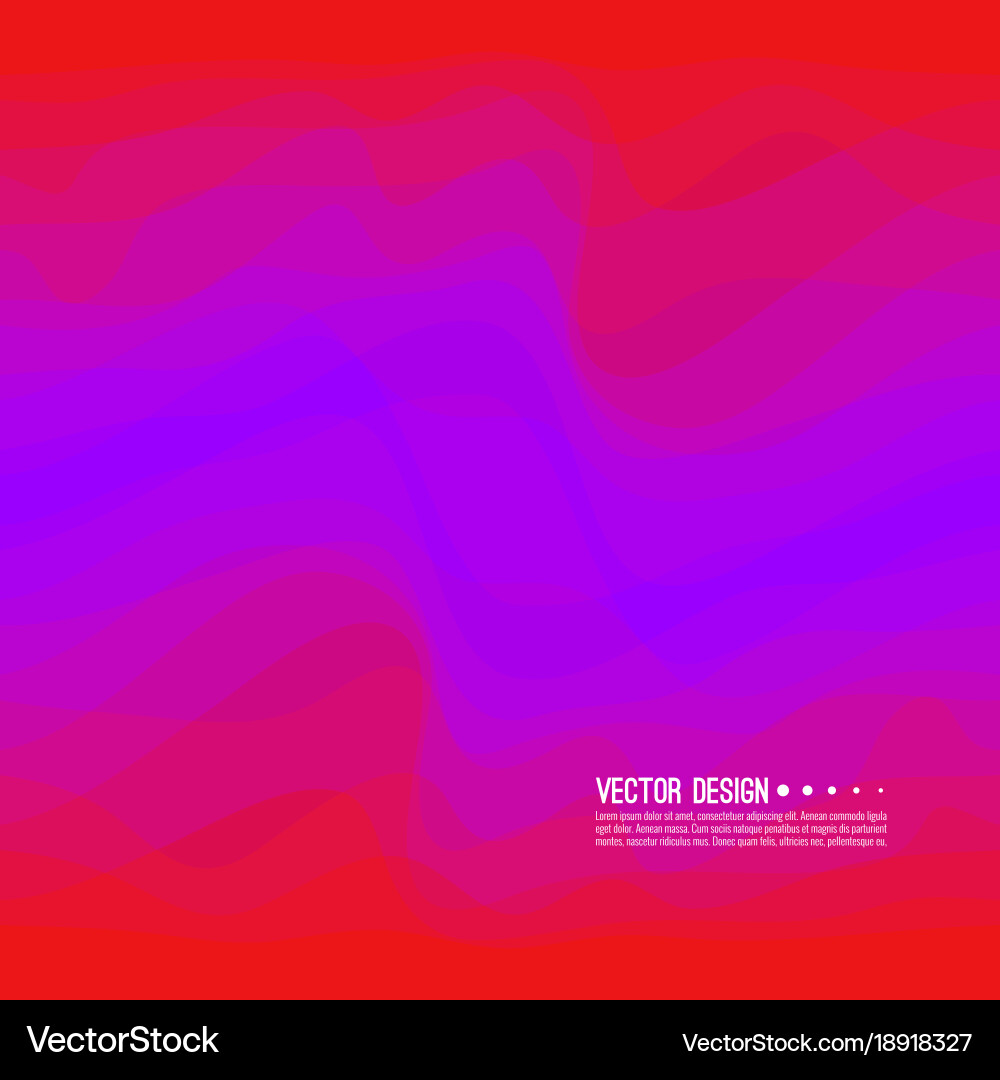 Distorted wave colorful texture vector image