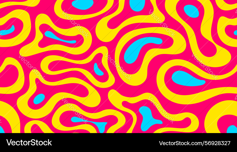 Fluid shapes pattern abstract background vector image