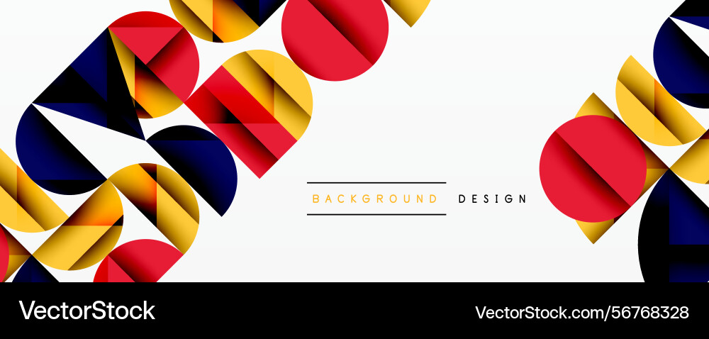 Abstract geometric shapes overlap creating Abstract geometric shapes overlap creating vector image