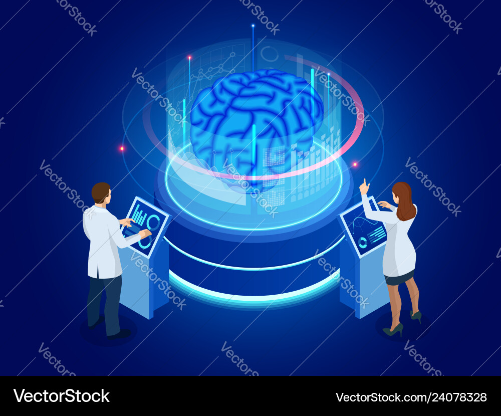 Artificial Intelligence Development vector image