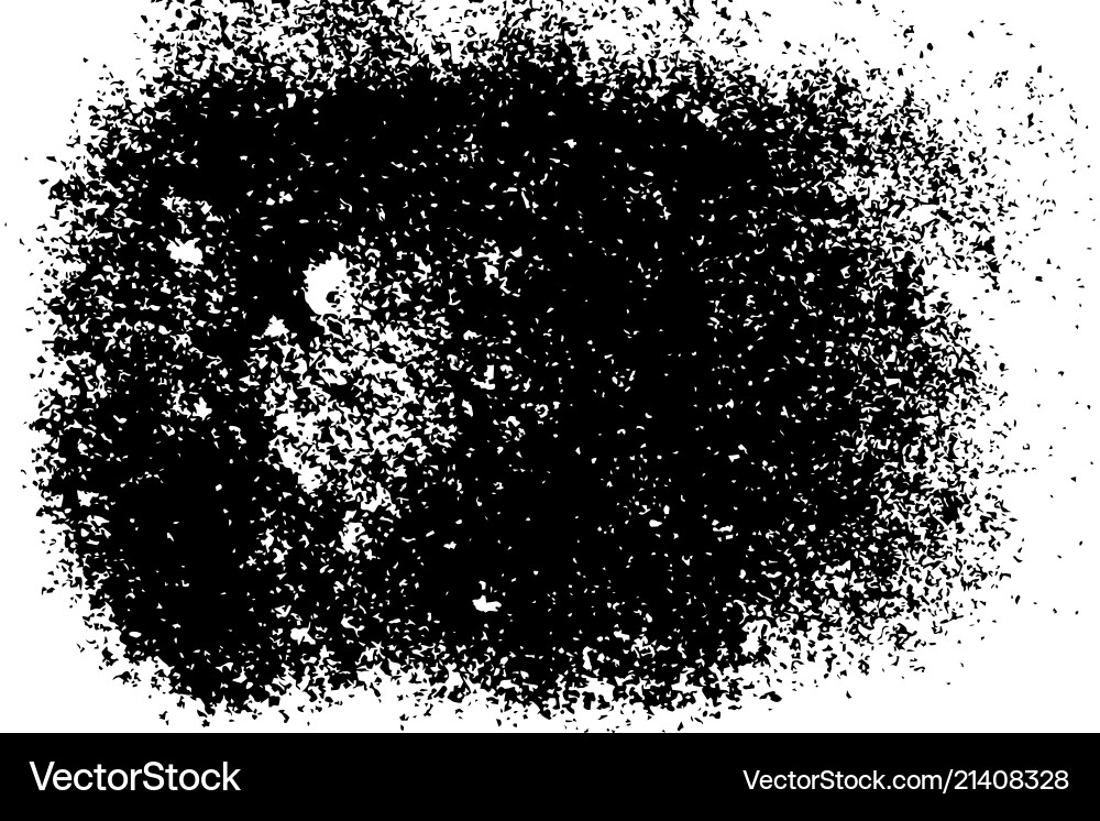 Black grainy texture isolated on white background Black grainy texture isolated on white background vector image