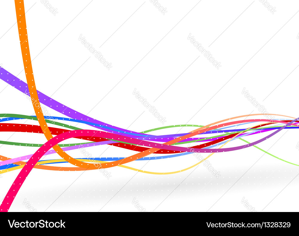 Streamlined Wire Background Vector Image