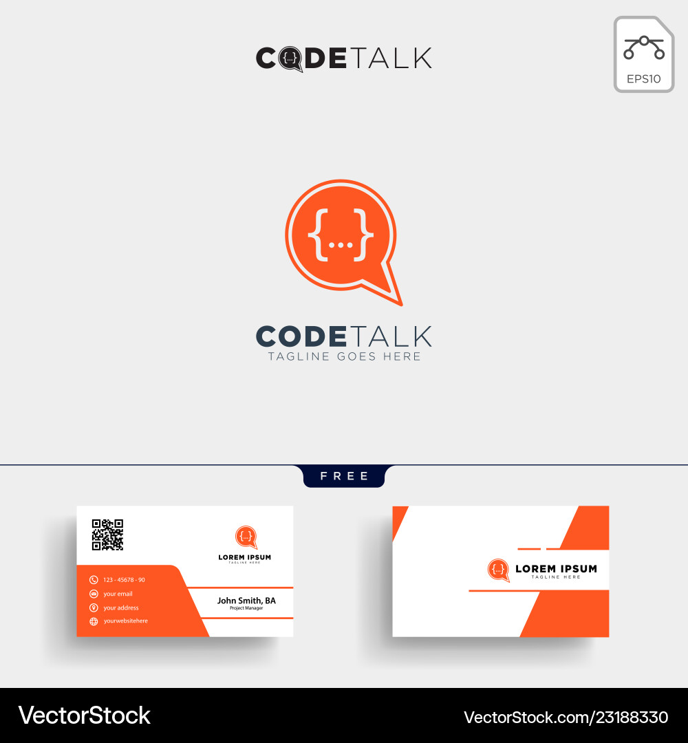 Chat Programmierer Logo Vorlage und Geschäft Chat Programmierer Logo Vorlage und Geschäft vektorbild