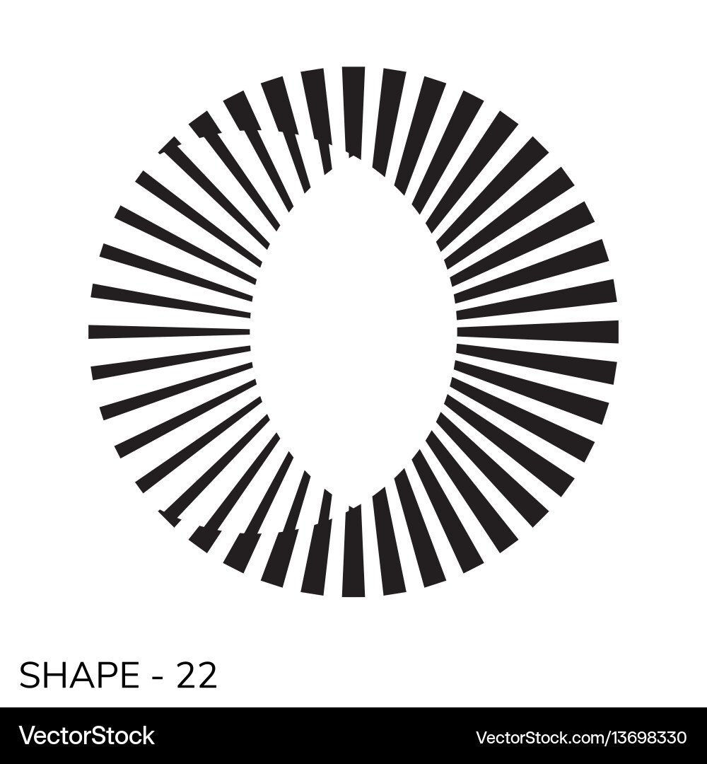 Minimal Geometric Shape Vector Image