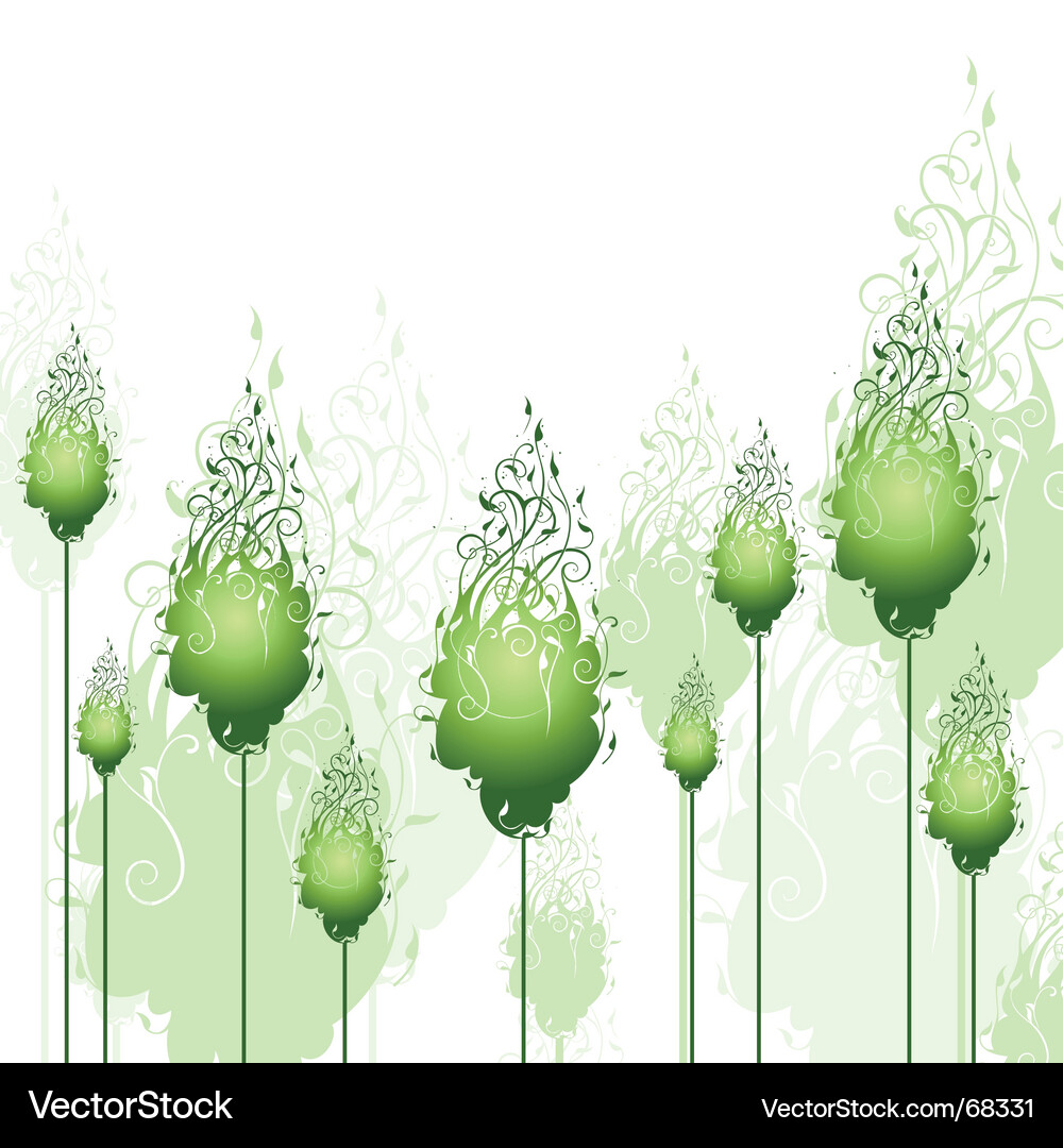 Abstract trees Vector Image