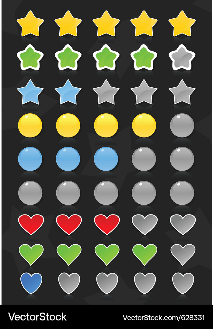 Web buttons Vector Image