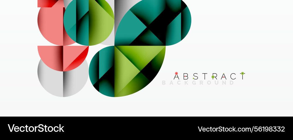 Modern abstract composition overlapping circles Modern abstract composition overlapping circles vector image