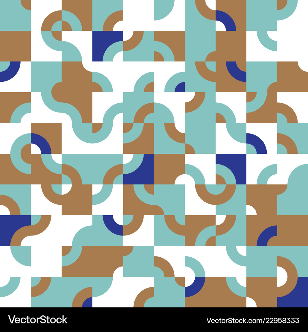 Abstract seamless pattern design with tiled Vector Image