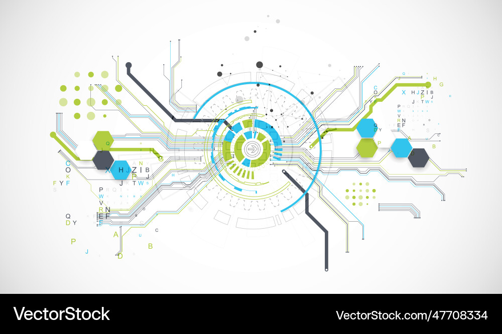Abstract background with plexus effect scientific Abstract background with plexus effect scientific vector image