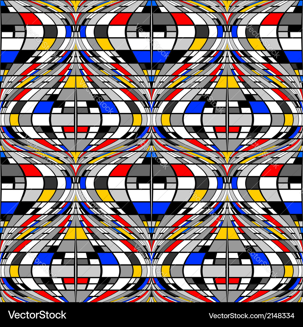 Design seamless colorful mosaic pattern Vector Image