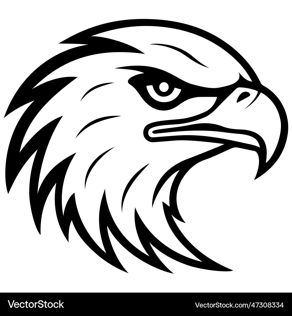 Eagle head logo Royalty Free Vector Image - VectorStock