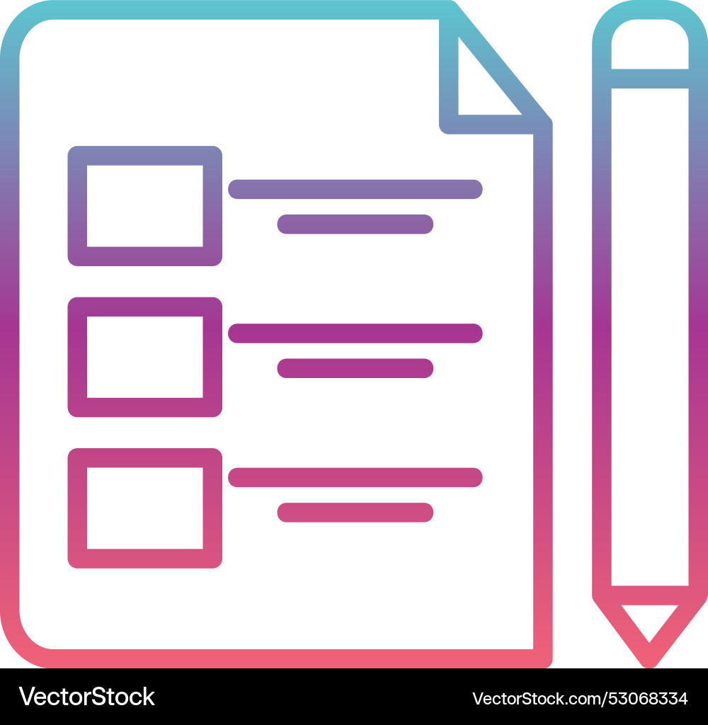 Form line gradient design Vector Image