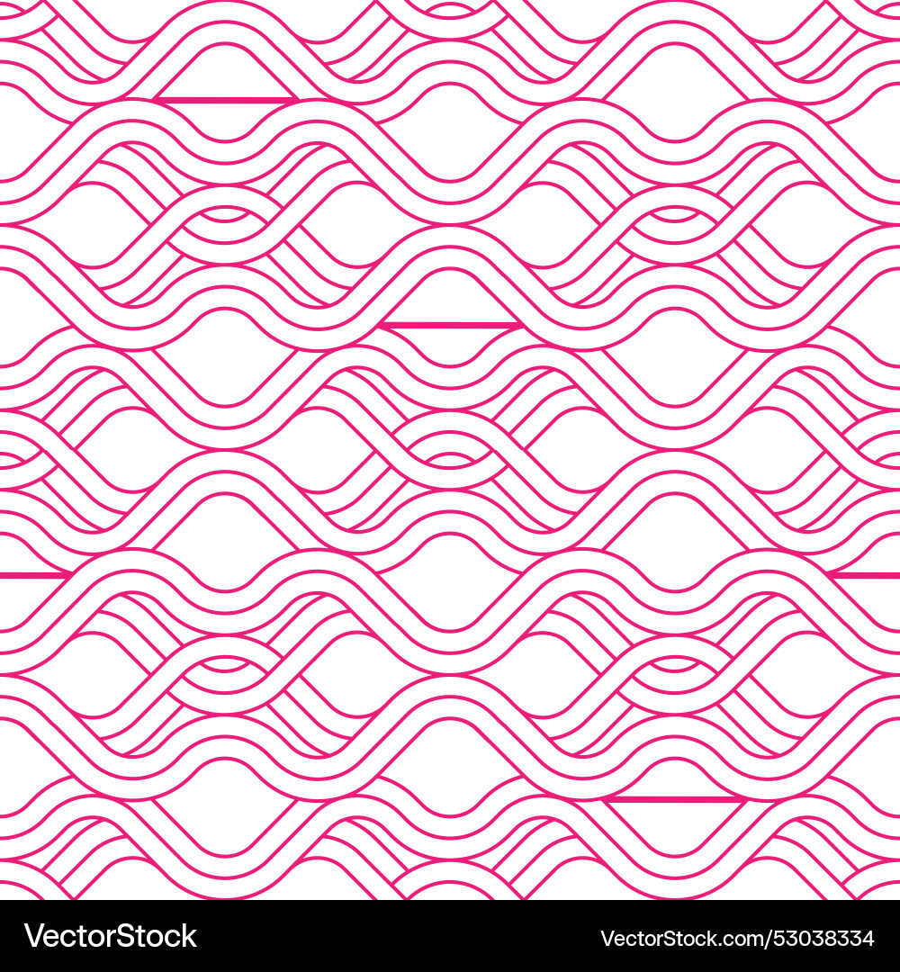 Seamless pattern of japanese rope knot Seamless pattern of japanese rope knot vector image