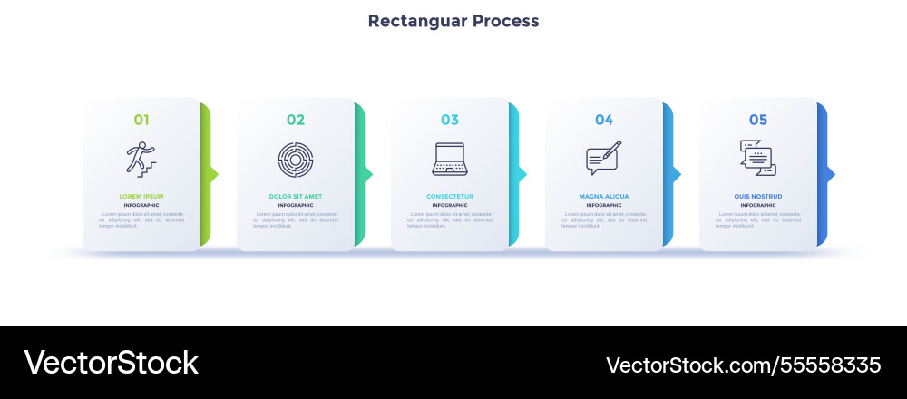 Modern infographic template Modern infographic template vector image